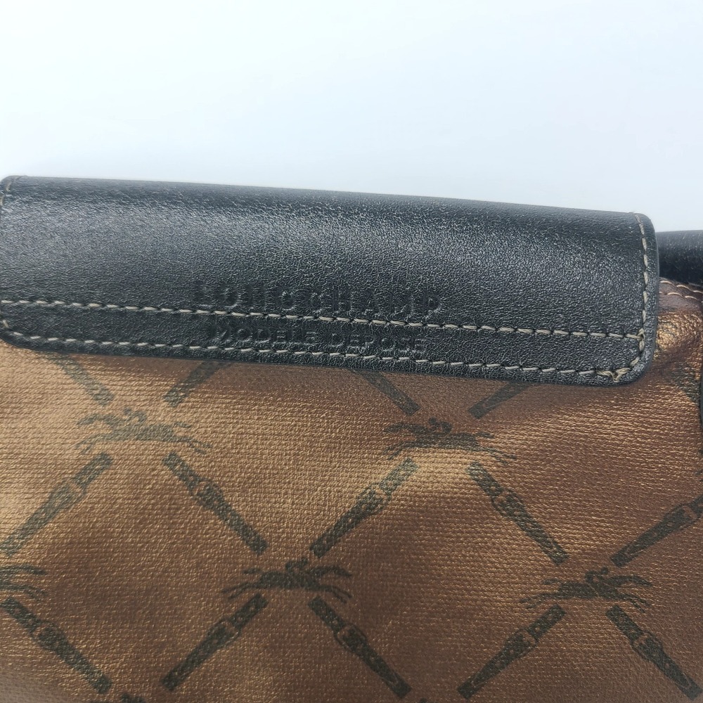 Longchamp Le Pliage Bronze Green Limited Edition Equestrian Medium Tote Bag - Picture 5 of 11